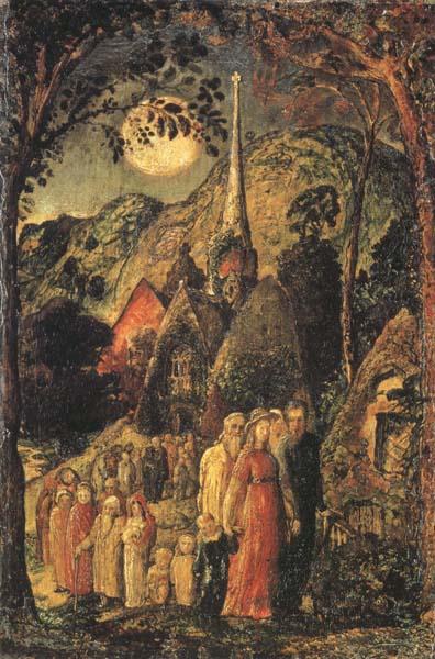 Samuel Palmer Coming from Evening Church china oil painting image